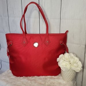 Joy Mangano Red Tote NWOT
